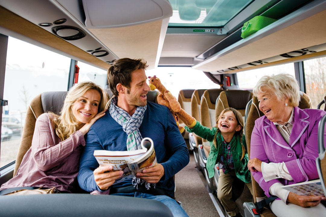 Reisesessel im 5 Sterne Bistrobus